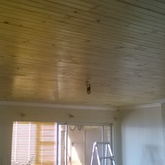 New Knotty Pine Ceiling