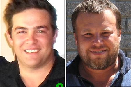 Daniel van der Merwe (foto links) en Francois van der Merwe (foto regs) was verlede Saterdag die Gekombineerde Enkel Stablefordwenners.