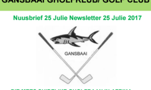 Newsletter 25 July 2017