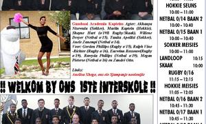 1ste Interskole: Gansbaai Academia vs Eben DÃ¶nges