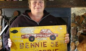 'n Vet galjoen vir Bennie se Rooi Lorrie