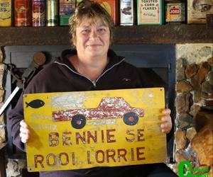 'n Vet galjoen vir Bennie se Rooi Lorrie