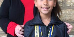 With her achievement on Saturday, 26 August 2017, ZoÃ«y-Ree Buys was selected to represent Boland Athletics Cross country at the Western Cape Cross Country Championships held at Olympia Park, Pacaltsdorp, George and achieved 2nd place in the u/9 team. Next to her is coach Christien Haxton.  