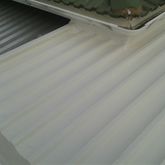 Finished White Flat Roof