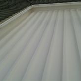 Finished White Flat Roof