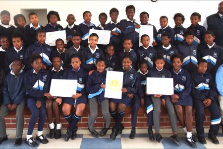 The prefects of Masakhane Primary School recently attended aÂ  workshop weekendÂ  at Wolwegat.For them it was not just a leadership course, but also a wake up call towards planning their future.Â  The message they took home afterwards wasÂ  to be strong, hopeful, proud, responsible and brave.Â  The privileged group who gained a lot of self confidence are here with their teachers Ms Chewa (front left)Â  and far right Mr Arosi. At the back on the right is Mr Mciteka, the Deputy Principal. The workshop was sponsored by the Football Foundation and facilitated by Natasha Breedenkamp and Shareen van der Merwe.