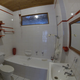 Guest bathroom with shower and bath