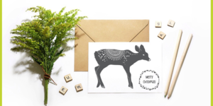 Christmas Deer Card