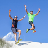 Triathlon participants