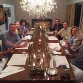 Guests around the community table