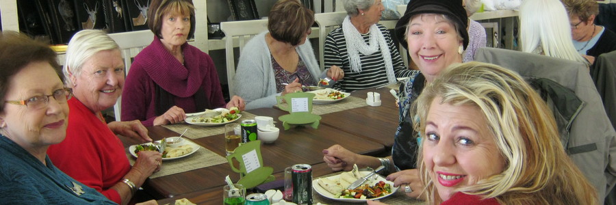 Ladies enjoying their lunch
