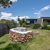 Cone bush cottage outside braai area