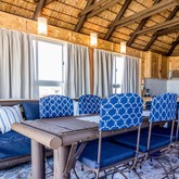 Cottage 1 dining and living area