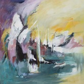 Remains oil on canvas 1000 x 1000 mm - R8000