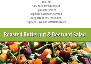 Recipe: Roasted Butternut & Beetroot Salad