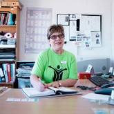 Glenda in her office - Gansbaai Tourism Bureau - Xplorioâ„¢ Gansbaai 