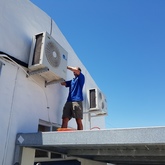 Repairing gas leak on aircon