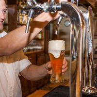 Beer on tap