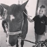 Smallest ones to learn all about horses