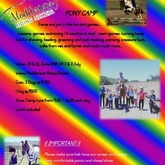 Pony Camp coming up for holidays