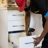Attaching drawer handles