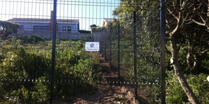 Clear view type fence