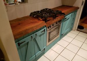 Custom Kitchen from Reclaimed Wood