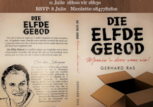 Book Launch: Die Elfde Gebod - Gerhard Ras