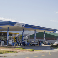 Exterior view of service station