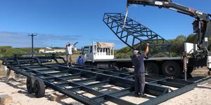 Boat cradle for Marine Dynamics Kleinbaai
