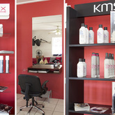 Available hair products and hair station