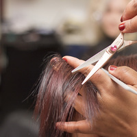 Cutting hair