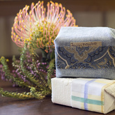 Material wrapped handmade soap - Fynbos Enterprises - Xplorioâ„¢ Pringle Bay