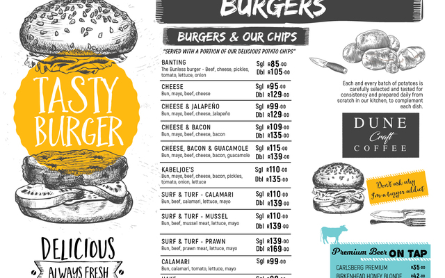 11 Burger Menu Image