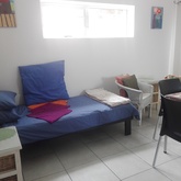 Single Bed in Living Area