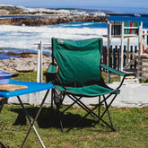 Camping next to the sea