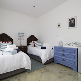 Nautical room twin beds