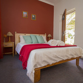 Xanskes Place red bedroom