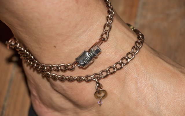 Over 50 and going home with ankle decoration