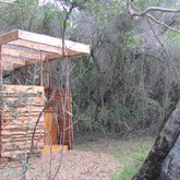 Hot outdoor Shower, Old Olive