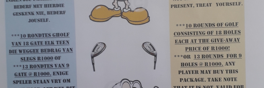 poster for golf packages 