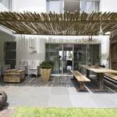 Exterior dining area