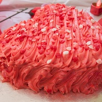 Heart shaped cake