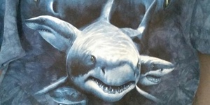 Shark Moon eyes T-shirt