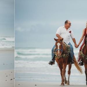 beach wedding horses gansbaai capturedphotography