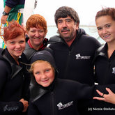 Cage diving with the whole family!