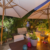 Gansbaai - Blue Goose - Garden Seating Area