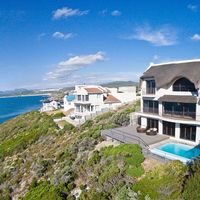 aerial view of the house and sea view