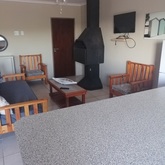 Living areas with fireplace