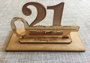 21st Birthday Gift Key